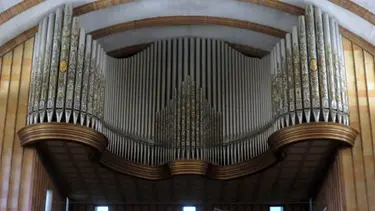 Orgelprospekt der Walcker-Orgel in der Martin-Luther-Gedächtniskirche